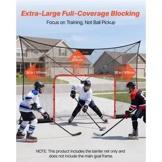 VEVOR Hockey-Torfangnetz 366 x 213 cm Nur Netz für Hockeytor-Training, Robustes Ersatznetz mit Erweiterter Abdeckung, Leicht und Tragbar, Hockeytornetz für Jugendliche und Erwachsene VEVOR Hockey-Torfangnetz 366 x 213 cm Nur Netz für Hockeytor-Training, Robustes Ersatznetz mit Erweiterter Abdeckung, Leicht und Tragbar, Hockeytornetz für Jugendliche und Erwachsene