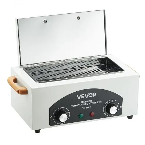 VEVOR Hochtemperatur-Autoklav 2 L 300 W, Hochtemperatur-Reinigungsmaschinenbox mit einstellbarer Temperatur & Zeit, Trockenwärmeschrank-Nagelwerkzeugreiniger Sterilisatorbox für Labore Zuhause – Bild 9