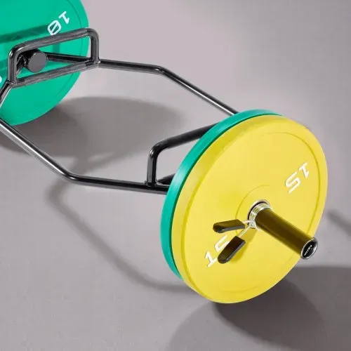 VEVOR Trap Bar Hexagon Hantelstange Langhantel mit rutschfestem Griff 50 mm 360 kg Tragkraft, Gewichtheben und Krafttrainingsgerät, Heimfitnessstudio für Kniebeugen Kreuzheben Schulterdrücken – Bild 7