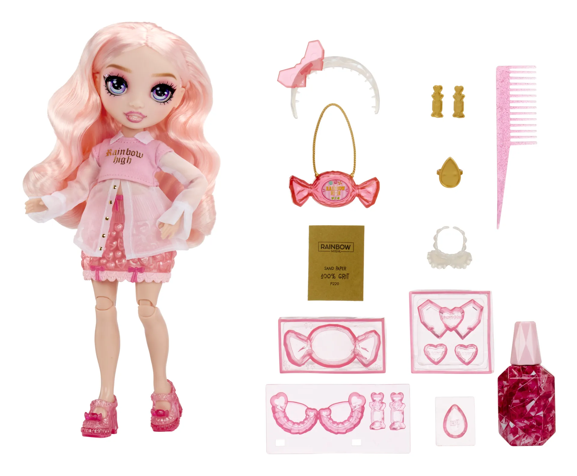 Rainbow High Creative Crystals Fashion Doll- Bella – Bild 4