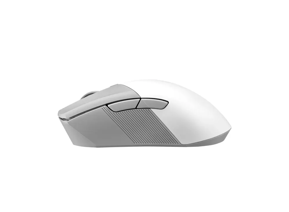 ASUS ROG Gladius III Wireless Aimpoint White Maus Gaming rechts RF Wireless + Bluetooth + USB Type-A Optisch 36000 DPI – Bild 2