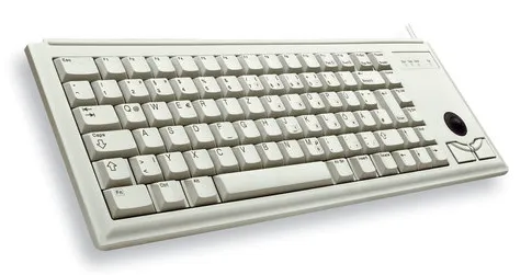 CHERRY G84-4400 TRACKBALL Kabelgebundene Tastatur, PS2, Hell Grau (QWERTZ - DE) – Bild 2