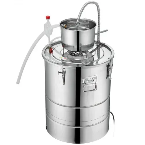 VEVOR Wasser Alkohol Destillierer 30 L Distillieranlage 1800 W Edelstahl Schnapsbrennen Destilliergerät Komplettes Set Enthalten, Ende Produkte Obstweinen, Whisky, Schnaps, Champagner, Wodka usw. – Bild 10