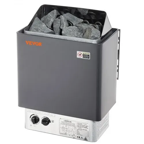 VEVOR Saunaofen, 8 kW, 400 V, 3N tragbare Saunaheizung für drinnen & draußen mit 3-Stunden-Timer, integrierte Steuerung für 8–12 m³, gewerbliche Nutzung in der Spa-Dusche von Hotels, max. 110 °C – Bild 10