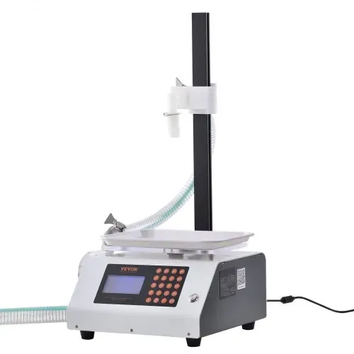 VEVOR Abfüllmaschine 2 L/min Flüssigkeitsabfüllmaschine 50–5000 g Flaschenabfüllmaschine 315 x 260 x 175 mm Pastenfüllmaschine 120-W-Pumpe Automatisch Füllmaschine ideal für Wein Milch usw. – Bild 10