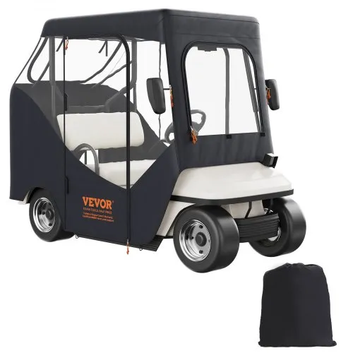 VEVOR Transparent Golfwagen Regenabdeckung 2-Personen-Golfwagenabdeckung 1495 x 1230 mm, 600D Wasserdicht, Tragbar, Fahrbar, Aufbewahrungsabdeckung für Golfwagen Passend für EZGO TXT Golfwagen VEVOR Transparent Golfwagen Regenabdeckung 2-Personen-Golfwagenabdeckung 1495 x 1230 mm, 600D Wasserdicht, Tragbar, Fahrbar, Aufbewahrungsabdeckung für Golfwagen Passend für EZGO TXT Golfwagen