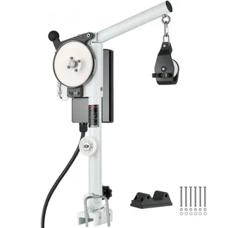 VEVOR Krabbenkorb-Hebevorrichtung, 12 V DC 1200 W, Seilwinde 90 kg Hubkapazität, Leitungsgeschwindigkeit von 35 m/min, 360° Rotation, Krabbentopfzieher für Krabben-, Garnelen-, Hummerfallen VEVOR Krabbenkorb-Hebevorrichtung, 12 V DC 1200 W, Seilwinde 90 kg Hubkapazität, Leitungsgeschwindigkeit von 35 m/min, 360° Rotation, Krabbentopfzieher für Krabben-, Garnelen-, Hummerfallen