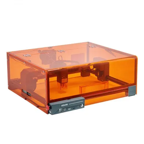VEVOR Lasergravierer, 10 W, Lasergravur- & Schneidemaschine mit Gehäuse, Laserschneider, Graviermaschine, 300x300 mm Arbeitsbereich, 7000 mm/min, für Holz, Leder, Glas, bestimmte Metalle, Klasse 1 – Bild 10