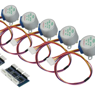 ALLNET 4duino Schrittmotor 5-er Pack 5 Volt. Inkl. Treiber ALLNET 4duino Schrittmotor 5-er Pack 5 Volt. Inkl. Treiber