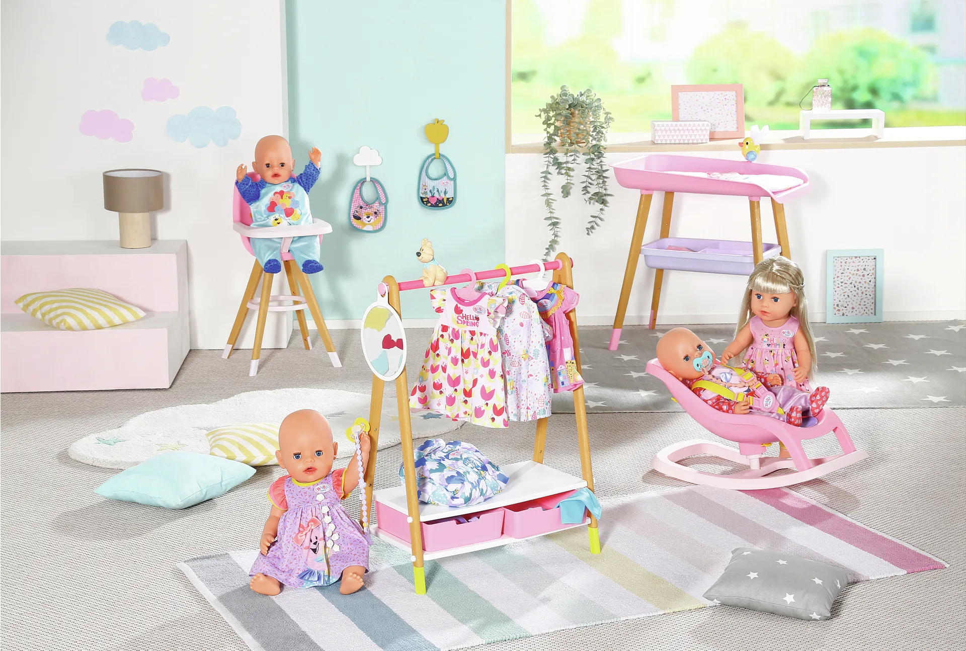 BABY born 830000 Puppenzubehör Puppen-Kleiderschrank – Bild 3