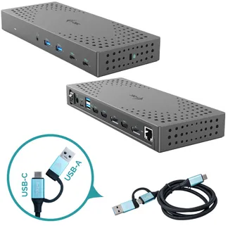 i-tec USB 3.0 / USB-C / Thunderbolt, 3x 4K Docking Station Gen 2 + Power Delivery 100W i-tec USB 3.0 / USB-C / Thunderbolt, 3x 4K Docking Station Gen 2 + Power Delivery 100W