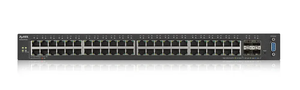 Zyxel XGS2210-52 Managed L2 Gigabit Ethernet (10/100/1000) 1U Schwarz – Bild 3