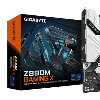 GIGABYTE Z890M GAMING X Mainboard – Unterstützt Intel Core Ultra (Serie 2) CPUs, 8+1+2 Phasen VRM, bis zu 8800MHz DDR5 (OC), 1xPCIe 5.0 + 2xPCIe 4.0, 2.5GbE LAN, USB 3.2 Gen 1 GIGABYTE Z890M GAMING X Mainboard – Unterstützt Intel Core Ultra (Serie 2) CPUs, 8+1+2 Phasen VRM, bis zu 8800MHz DDR5 (OC), 1xPCIe 5.0 + 2xPCIe 4.0, 2.5GbE LAN, USB 3.2 Gen 1