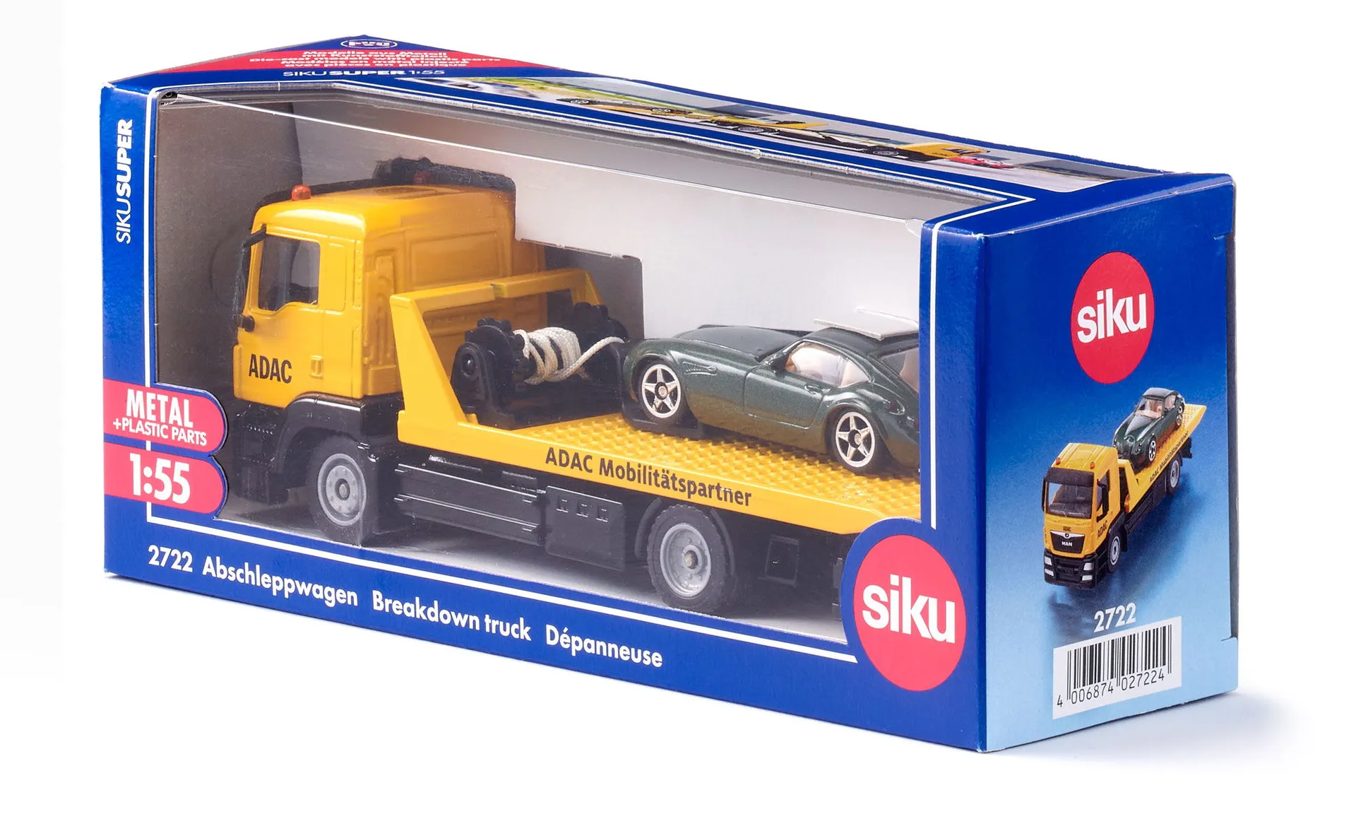 Siku MAN breakdown truck ADAC Auto-Modellsatz Vormontiert 1:55 – Bild 6