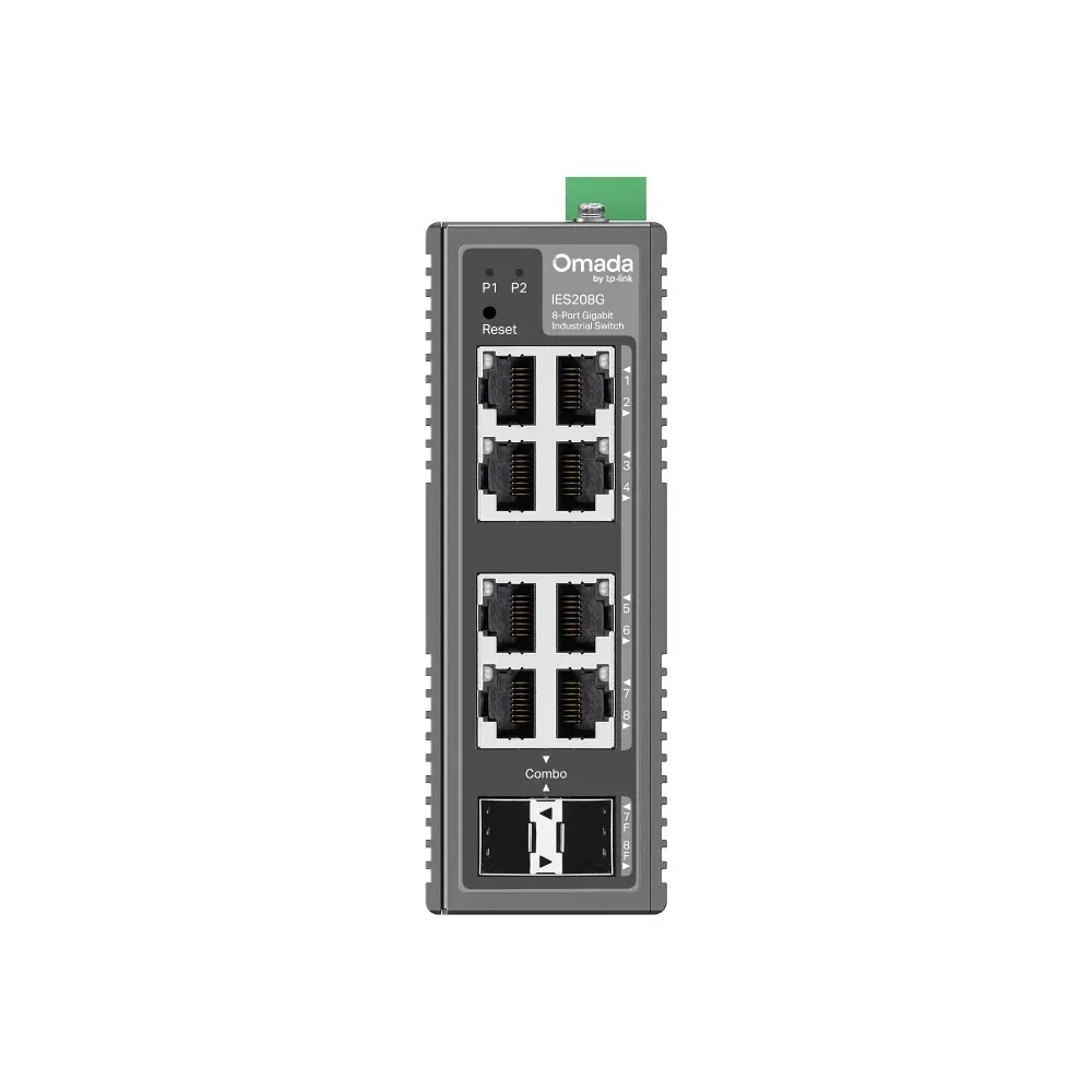 Omada by tp-link Switch Easy Managed Layer 2 8 Port • 6x 1 GbE • 2x SFP/RJ45 • Lüfterlos • Omada SDN • Modell: IES208G(UN) – Bild 2