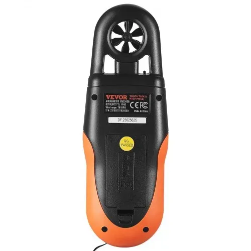 VEVOR Anemometer 78,4MPH Luftgeschwindigkeitsmesser 191x67x43mm Windmesser IP44 Windmessgerät Windstärkemesser MAX/MIN/AVG/CU-Windgeschwindigkeitsdaten Bluetooth Geschwindigkeitsmessgerät – Bild 9