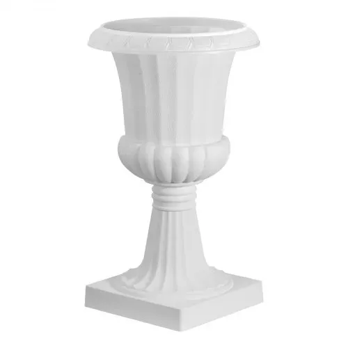 VEVOR Blumenspindel aus Kunststoff, 25x42 cm, 2er-Pack, Pflanzpokal. Pflanzkübel, Pflanzschale, weiße Blumentöpfe, für die Veranda, Hochzeit, Party, Zuhause, Bühne, Balkon, Terrassendekoration – Bild 8