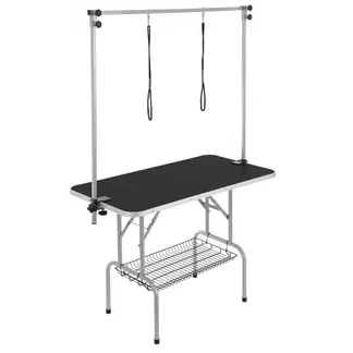 VEVOR Trimmtisch 1300x617x1818mm Schertisch Edelstahl Hundepflegetisch 150kg Tragfähigkeit Frisiertisch Hund Faltbar Tierpflegetisch 1137,9×609,6mm Desktop Ideal für Baden Trimmen Trocknen Bürsten VEVOR Trimmtisch 1300x617x1818mm Schertisch Edelstahl Hundepflegetisch 150kg Tragfähigkeit Frisiertisch Hund Faltbar Tierpflegetisch 1137,9×609,6mm Desktop Ideal für Baden Trimmen Trocknen Bürsten
