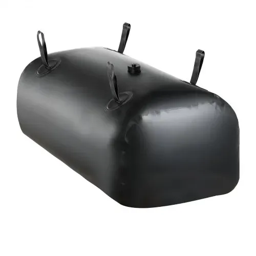 VEVOR Wasserspeicherblase, 113 L Wassersack mit Wasserhahn, Faltbarer & Tragbarer Wasserbeutel aus 1000D PVC, Wasserspeicher für Bewässerungssystem, Trockenheitsresistenz & Katastrophenfälle, Schwarz – Bild 8