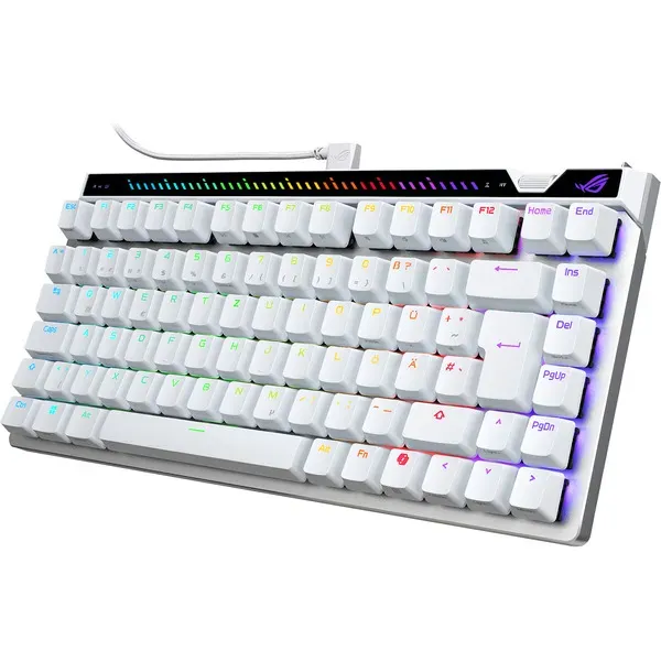 ASUS ROG Falchion Ace 75 HE WHT Tastatur Gaming USB QWERTZ Deutsch Weiß – Bild 2