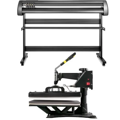 VEVOR 38x38cm Heißpresse maschine 5 In 1 Transferpresse hitzepressemaschine und 1350mm Vinyl Cutter Plotter Cutting Plotter Desktop Machine – Bild 10