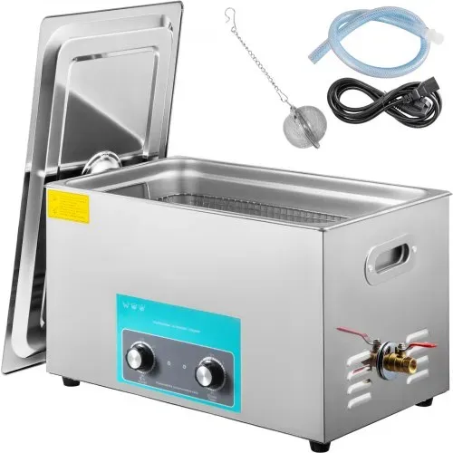 VEVOR Knob Control Ultrasonic Cleaner Ultraschallreiniger 30 L, Ultraschall Reinigungsgerät 40 kHz 600 W, Digitaler Ultraschallreiniger, Schmuck Reinigung Ultraschall 220 V, Ultraschallreinigungsgerät – Bild 7