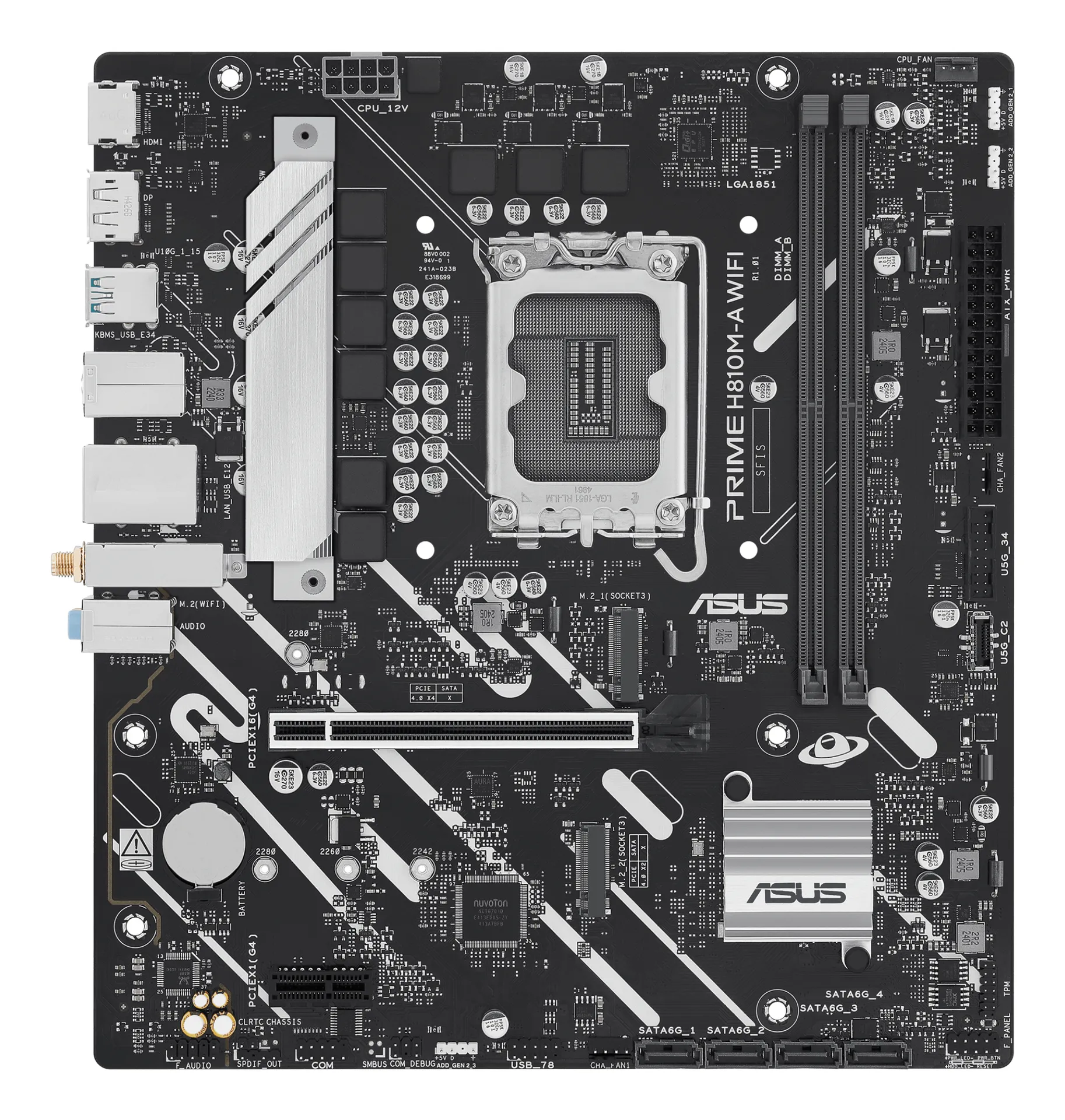 ASUS PRIME H810M-A WIFI Intel H810 LGA 1851 (Socket V1) micro ATX – Bild 2