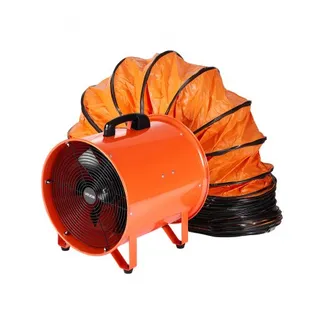 VEVOR Bauventilator 592-W-AC-Motor Baugebläse 2850 U/min Baulüfter Gebläse 5175 CFM (8792 m3/h) Axiallüfter 5 m Schlauch Axialgebläse 79 dB Geräuschpegel Industrielüfter IP44 VEVOR Bauventilator 592-W-AC-Motor Baugebläse 2850 U/min Baulüfter Gebläse 5175 CFM (8792 m3/h) Axiallüfter 5 m Schlauch Axialgebläse 79 dB Geräuschpegel Industrielüfter IP44
