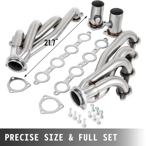 VEVOR LS Swap S10-Umrüstkrümmer für LKW und SUV 4,8-Liter-, 5,3-Liter-, 5,7-Liter-, 6,0-Liter-, 6,2-Liter-Motoren, nur V8-Motoren,Motor Umrüst Swap Header für LS1-, LS2-, LS3-, LS6-, LS-Motoren – Bild 4