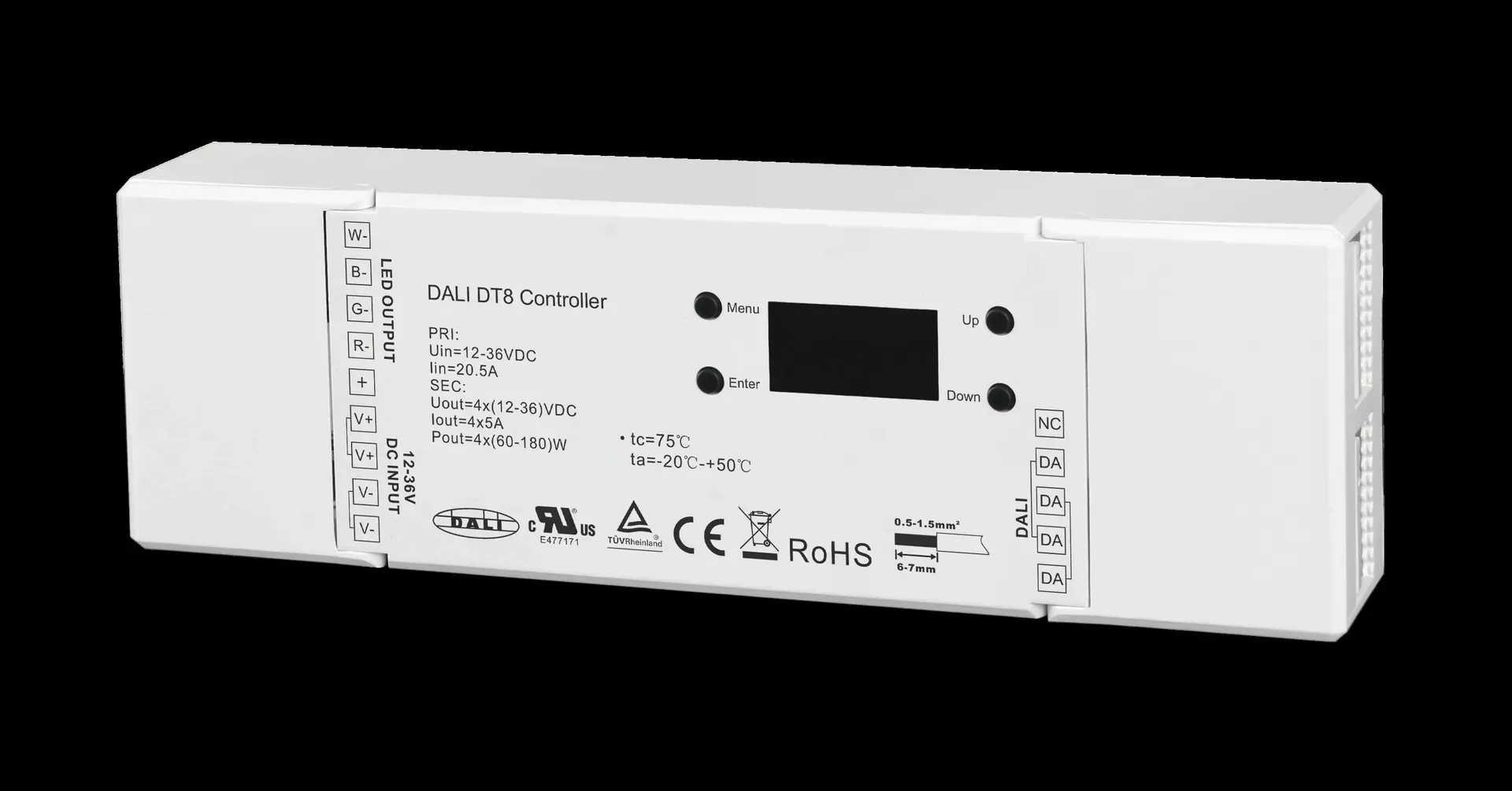 Synergy 21 LED Serie EOS 07 DALI Controller DT8 RGB/W OLED Controller Synergy 21 LED Serie EOS 07 DALI Controller DT8 RGB/W OLED Controller