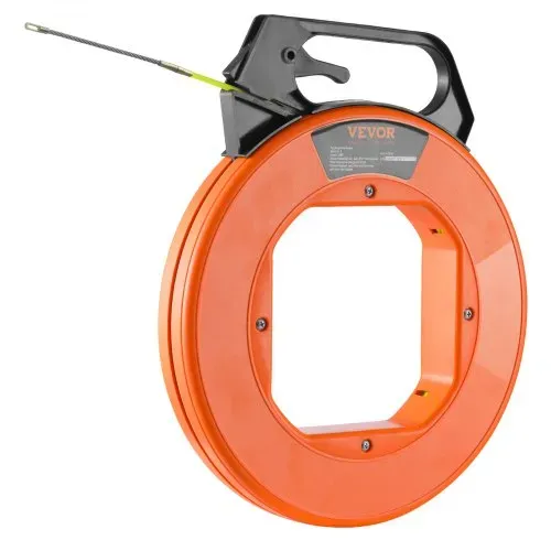 VEVOR Fischband, 100 Fuß, 3/16 Zoll, Glasfaser-Drahtzieher mit optimiertem Gehäuse und Griff, benutzerfreundliches Kabelzieher-Werkzeug, flexible Drahtangelwerkzeuge für Wände und elektrische Leitungen, nicht leitend – Bild 9