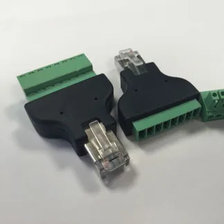 TP-Stecker TP,ungeschirmt,RJ-45 -> KEFA (Phoenix® kompatible) / Terminalblock TP-Stecker TP,ungeschirmt,RJ-45 -> KEFA (Phoenix® kompatible) / Terminalblock