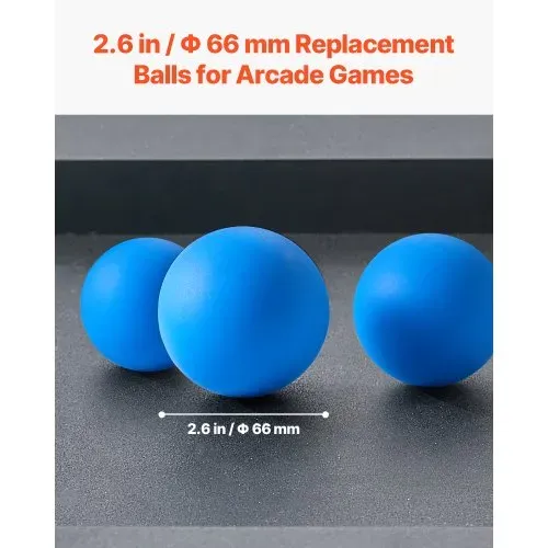 VEVOR Roll und Score klassischer Arcade-Spielball, 4er-Ersatzset Spieltisch Zubehör, Zubehör für Arcade-Wurfballspiele, ideal für Familienfreizeit Spielzimmer Outdoor-Aktivitäten – Bild 3