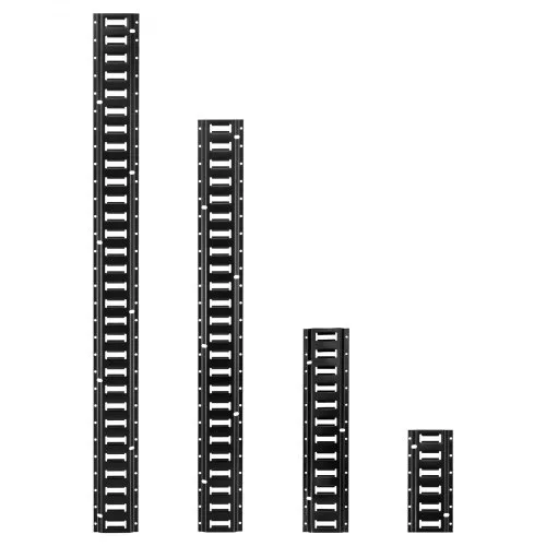 VEVOR E-Track-Zurrschienen-Set, 8er-Pack (1,5/1,2/0,6/0,3 m) E-Track-Schienen, 36-tlg., inkl. 2 Ratschengurten & 8 O-Ringen & 8 Zurrgurten mit D-Ring & 2 Einzelschlitzen & 16 Endkappen – Bild 9