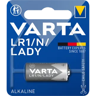 Lady-Batterie VARTA “Electronics“ 1,5 V, Typ LR1, 1er-Blister Lady-Batterie VARTA “Electronics“ 1,5 V, Typ LR1, 1er-Blister