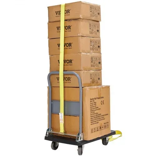 VEVOR 8er-Pack Spanngurte mit Ratsche, 2362,31kg, 5,08 x 38,1 cm, robust für Fracht – Bild 10