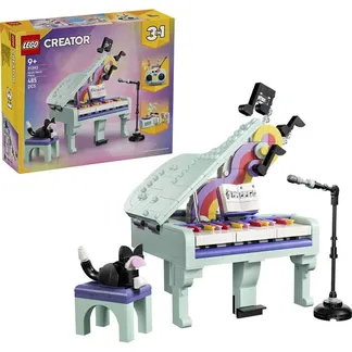 31392 Creator 3-in-1 Deko-Klavier mit Katze, Konstruktionsspielzeug 31392 Creator 3-in-1 Deko-Klavier mit Katze, Konstruktionsspielzeug