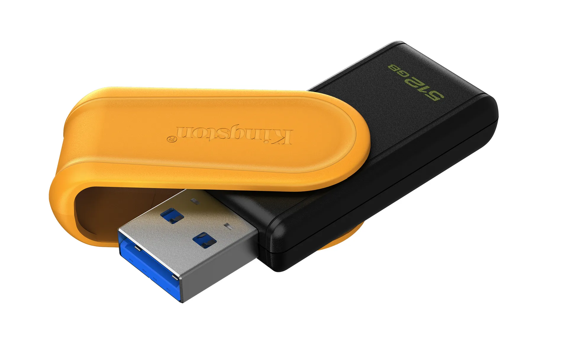 Kingston Technology DataTraveler 512GB Portable USB 3.2 Gen 1 Exodia S (Schwarz/Gelb) – Bild 2
