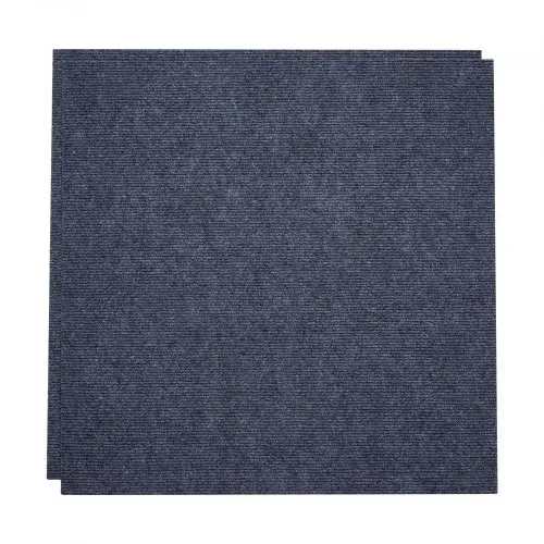 VEVOR Teppichfliesen 609,6 x 609,6 x 5 mm, 15er-Pack, selbstklebender Teppichboden mit Fläche von 5,5 m², Teppich Bodenbelag, einfacher DIY-Austausch für Wohnzimmer und Büro, Grau – Bild 8