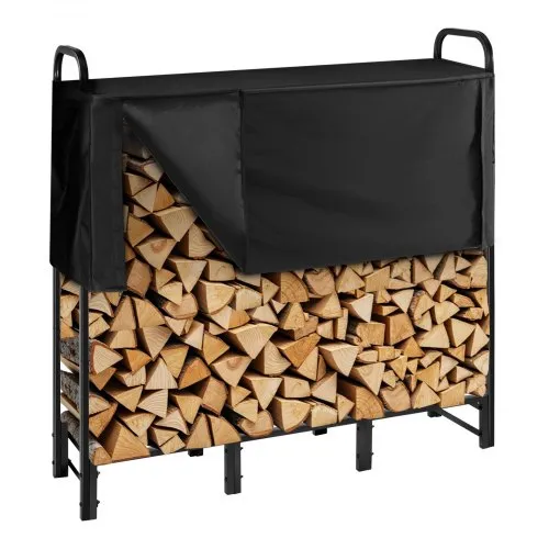 VEVOR Metall Kaminholzregal, 122x32x118 cm Brennholzregal, Kaminholzunterstand aus Vierkantrohr, max. Tragkraft 181 kg, Feuerholzregal, Kaminholzlager, Stapelhilfe für Veranden, Terrassen, Gärten VEVOR Metall Kaminholzregal, 122x32x118 cm Brennholzregal, Kaminholzunterstand aus Vierkantrohr, max. Tragkraft 181 kg, Feuerholzregal, Kaminholzlager, Stapelhilfe für Veranden, Terrassen, Gärten