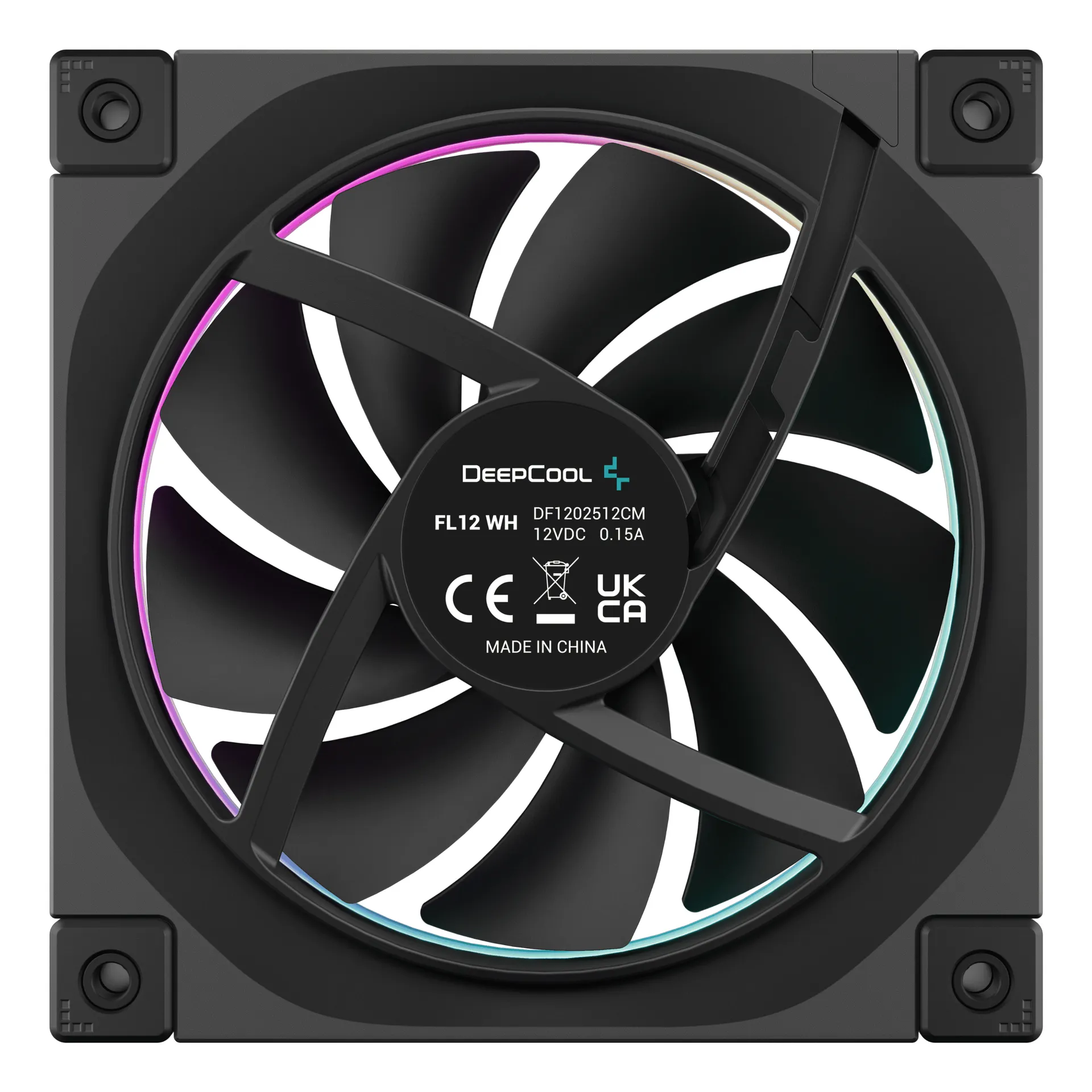 DeepCool FL12-3 in 1 Computergehäuse Ventilator 12 cm Schwarz 3 Stück(e) – Bild 5