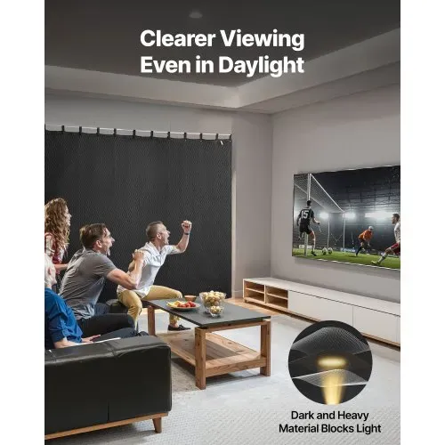 VEVOR 2er-Pack Sounddecke, Schalldämpfungsdecken, 2438x2032 mm, extra große Akustikdecke mit Ösen, Studio-Ösendecke mit Baumwollfüllung, für Fenster, Türen, Lichtblocker, Musikaufnahmen – Bild 2