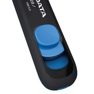 ADATA 64GB DashDrive UV128 USB-Stick USB Typ-A 3.2 Gen 1 (3.1 Gen 1) Schwarz, Blau ADATA 64GB DashDrive UV128 USB-Stick USB Typ-A 3.2 Gen 1 (3.1 Gen 1) Schwarz, Blau