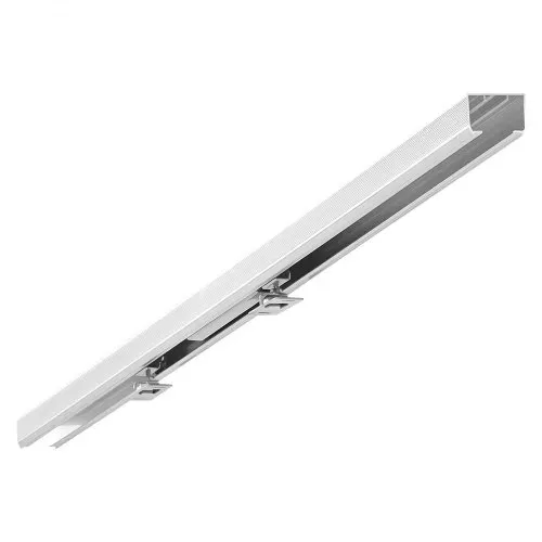 VEVOR Schiebetürbeschlag-Set 1746 mm, Schiebetürschiene mit Soft-Close für Sanftes & Leises Gleiten, Schiebetürsystem für Einzeltüren (25–45 mm Dicke / 914 mm Breite), Aluminiumlegierung – Bild 9