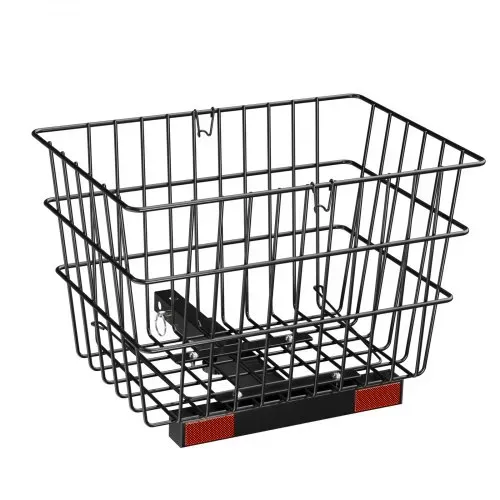 VEVOR Elektromobil Hinterkorb, 39x30x30 cm, Gepäckkorb Seniorenmobil, funktioniert mit 2,54 cm Empfänger, faltbarer Metalldrahtkorb, kompatibel mit den meisten Mobilitätsrollern Mobilitätshilfe – Bild 10