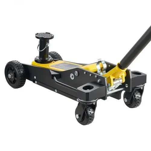 VEVOR Hydraulischer Rangierwagenheber 3 t Tragkraft, Wagenheber aus Aluminium & Stahl mit Doppelkolben-Schnellhubpumpe & Verlängerungssäule, Autoheber für SUVs, 15–59 cm Hubbereich Rennwagenheber – Bild 10