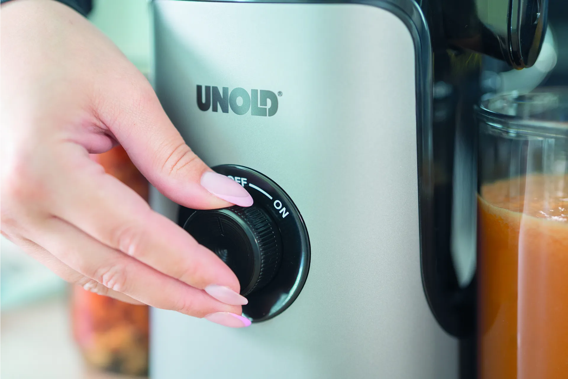 Unold 78275 SLOW JUICER Sam Langsamer Entsafter 300 W Anthrazit – Bild 6