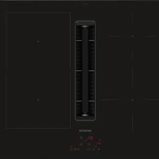 Siemens iQ300 ED611BS16E Kochfeld Schwarz Integriert 60 cm Zonen-Induktionskochfeld 4 Zone(n) Integrierte Haube Siemens iQ300 ED611BS16E Kochfeld Schwarz Integriert 60 cm Zonen-Induktionskochfeld 4 Zone(n) Integrierte Haube