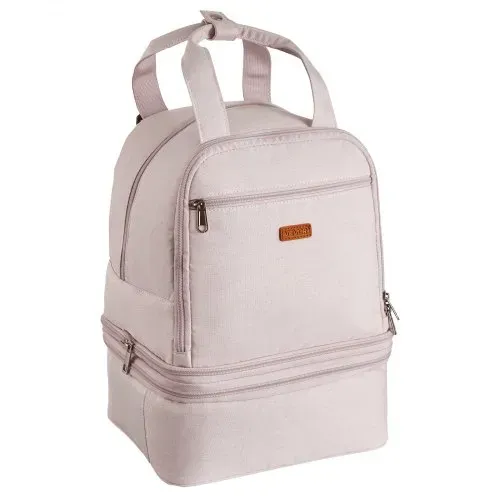 VEVOR Milchpumpen-Rucksack, 270x240x340 mm, mit Kühlakku, passend für S1/S2, Pumpzubehör & Muttermilchaufbewahrung, Wickel Rucksack für Arbeit, Reisen & Familiengebrauch, Hellrosa – Bild 10
