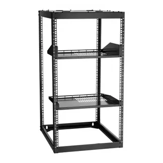 VEVOR 20U Open Frame Netzwerk-Rack, 585 mm Tiefe, Wandmontage oder Stand-Server-Rack, 4-Pfosten-Konstruktion, mit belüfteten Regalen & Montagezubehör, für Netzwerk-IT-Geräte & AV-Ausrüstung VEVOR 20U Open Frame Netzwerk-Rack, 585 mm Tiefe, Wandmontage oder Stand-Server-Rack, 4-Pfosten-Konstruktion, mit belüfteten Regalen & Montagezubehör, für Netzwerk-IT-Geräte & AV-Ausrüstung